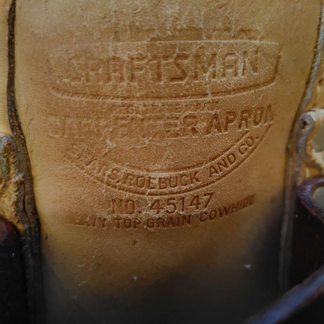 Sears ヴィンテージ　ツールベルト腰袋　ワークエプロン　革製