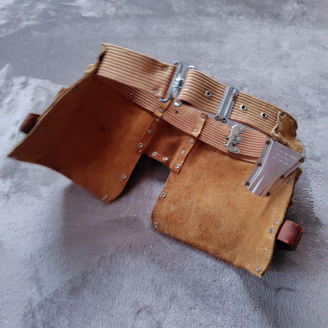 Sears ヴィンテージ　ツールベルト腰袋　ワークエプロン　革製