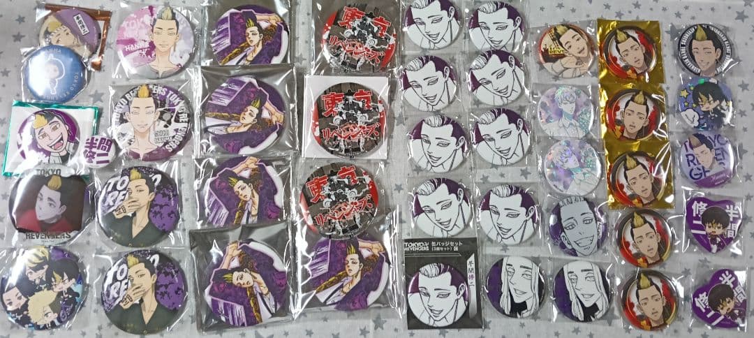 東京リベンジャーズ 半間修二　缶バッジ　まとめ売り 原画展　最後の世界線　等