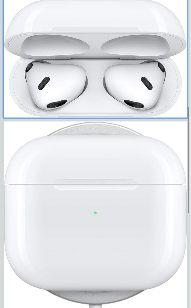 AirPods第3世代　MagSafe対応美品　中古　充電コード無し　正規箱有り