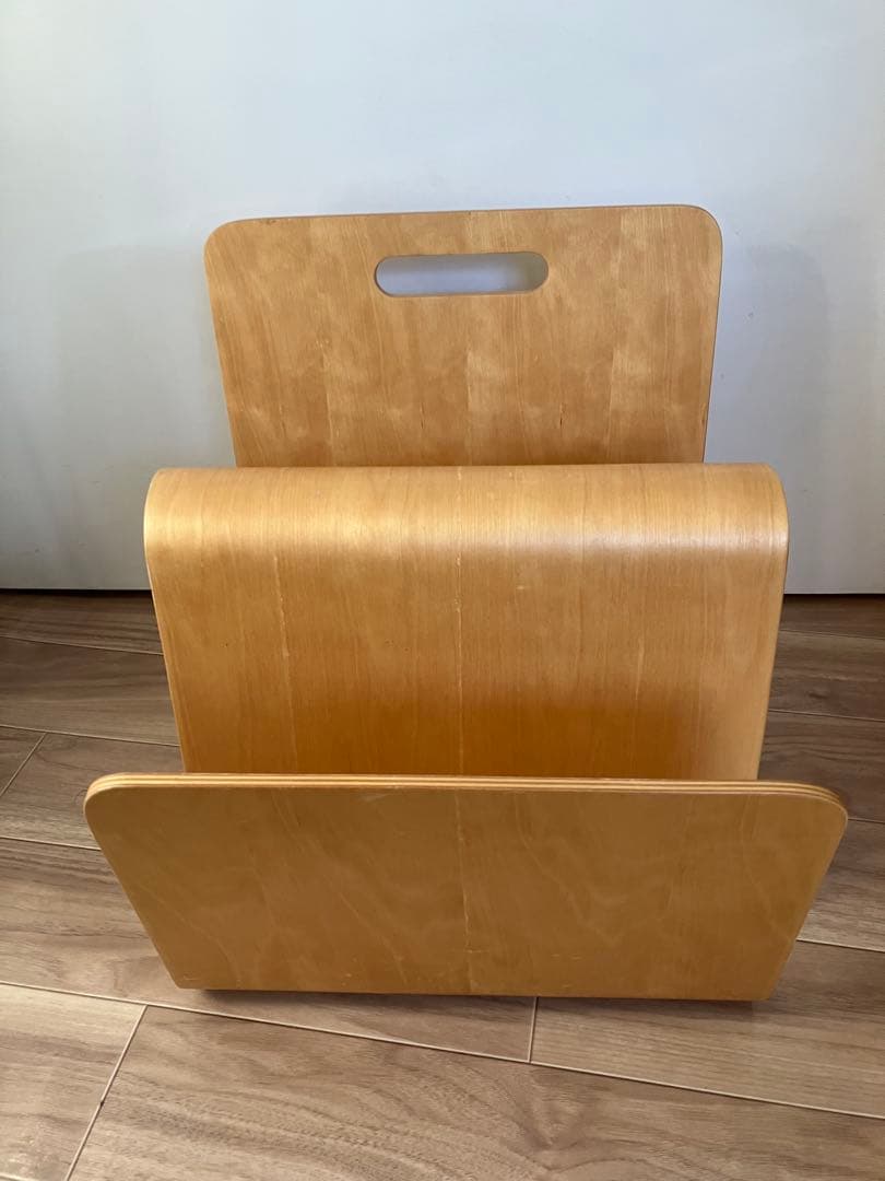 プライウッド　ミッドセンチュリー　 マガジンラック