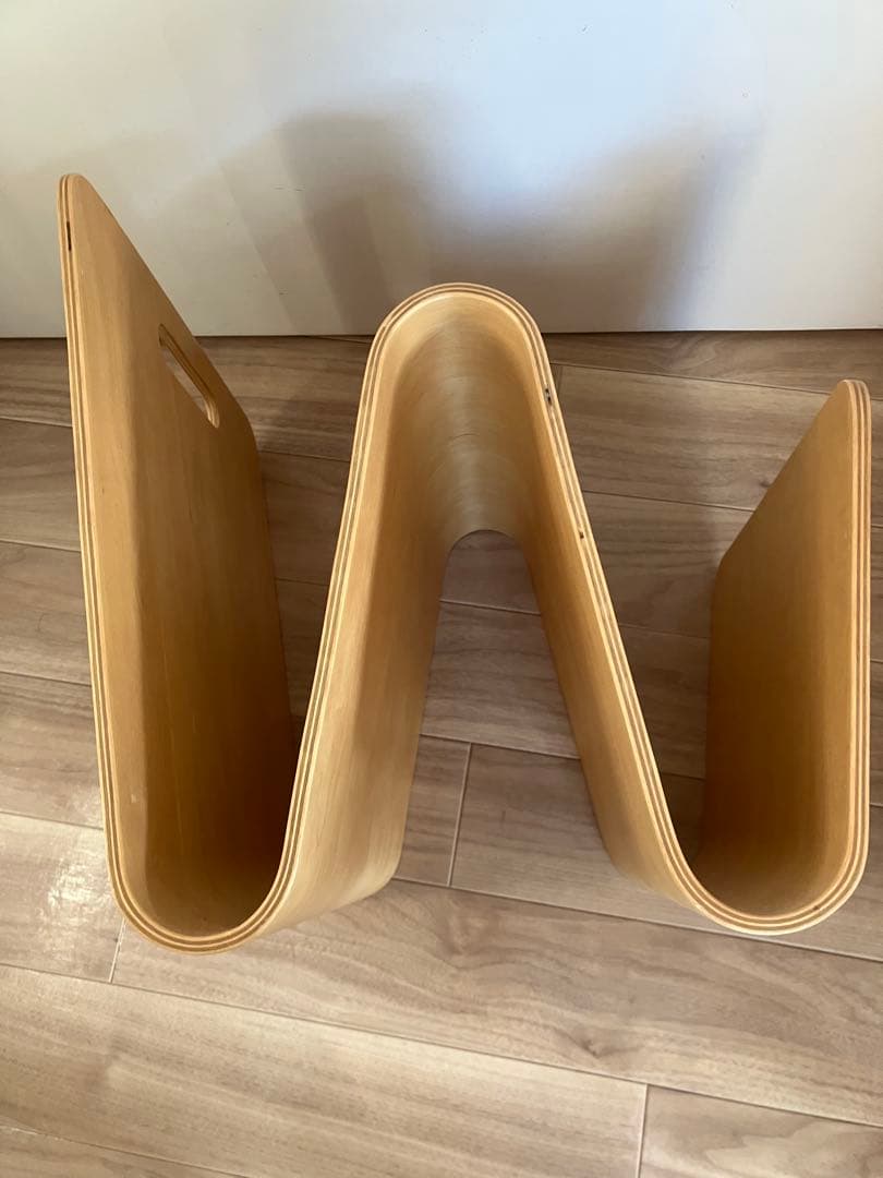 プライウッド　ミッドセンチュリー　 マガジンラック