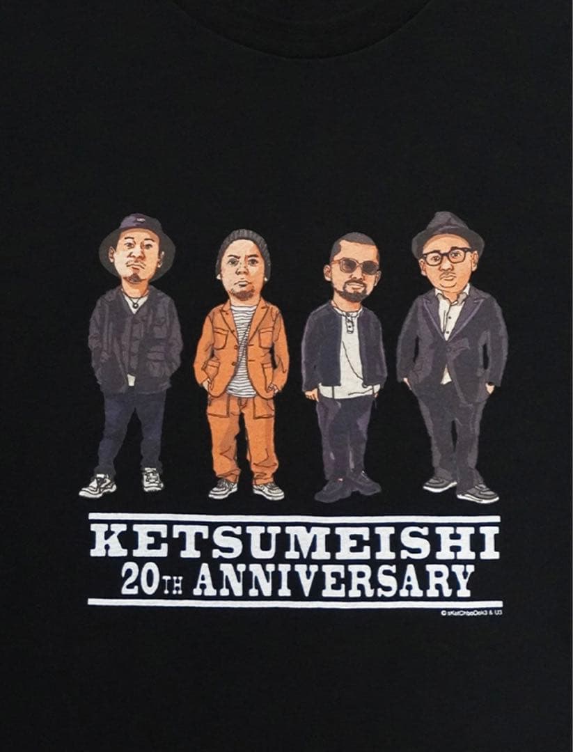 【激レア・新品・20th記念会員限定】ケツメイシ　Tシャツ　XL 黒