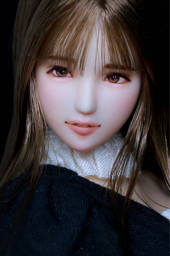 ♪♪ 1/6 　ドール カスタムドールヘッド　1777　瞳留(める)　　♪♪