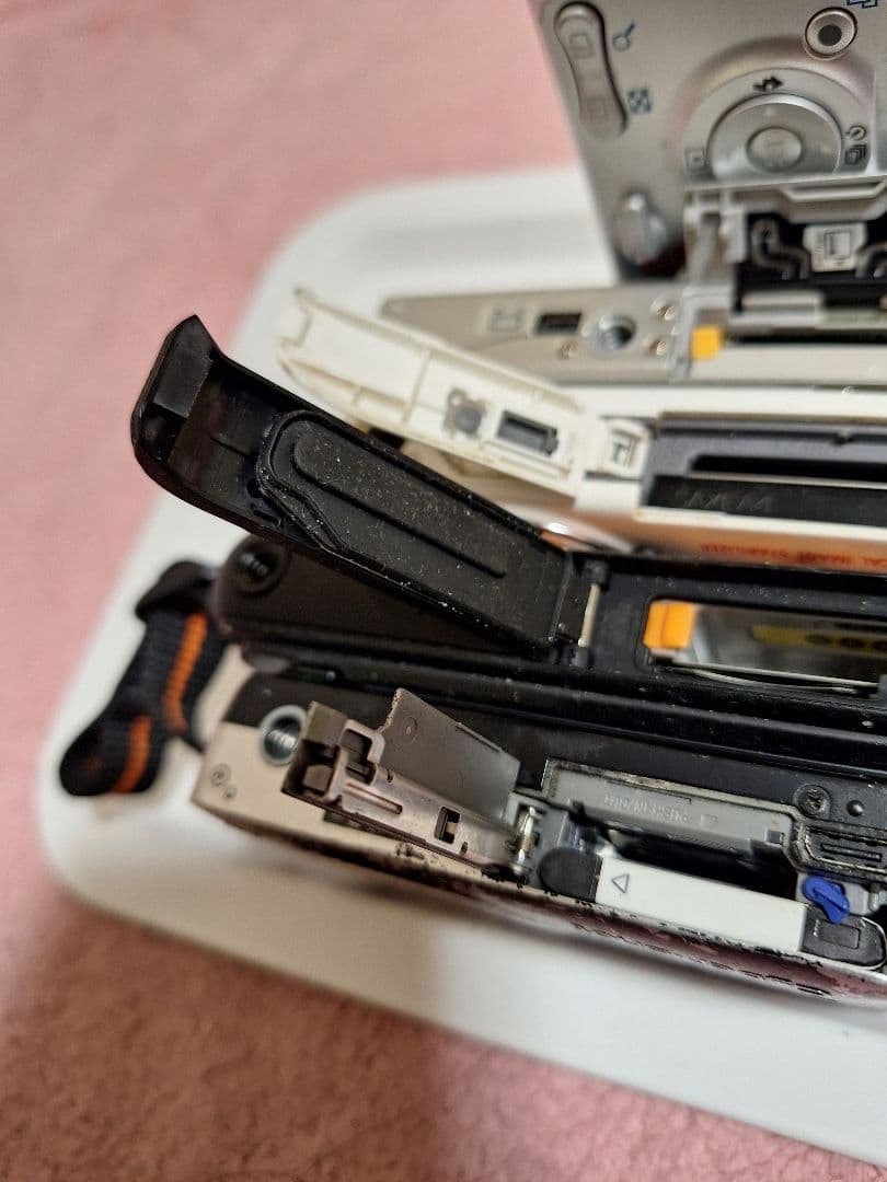 多種デジカメまとめ売り5台完全ジャンク部品取りリペア専用❗故障品使用不可