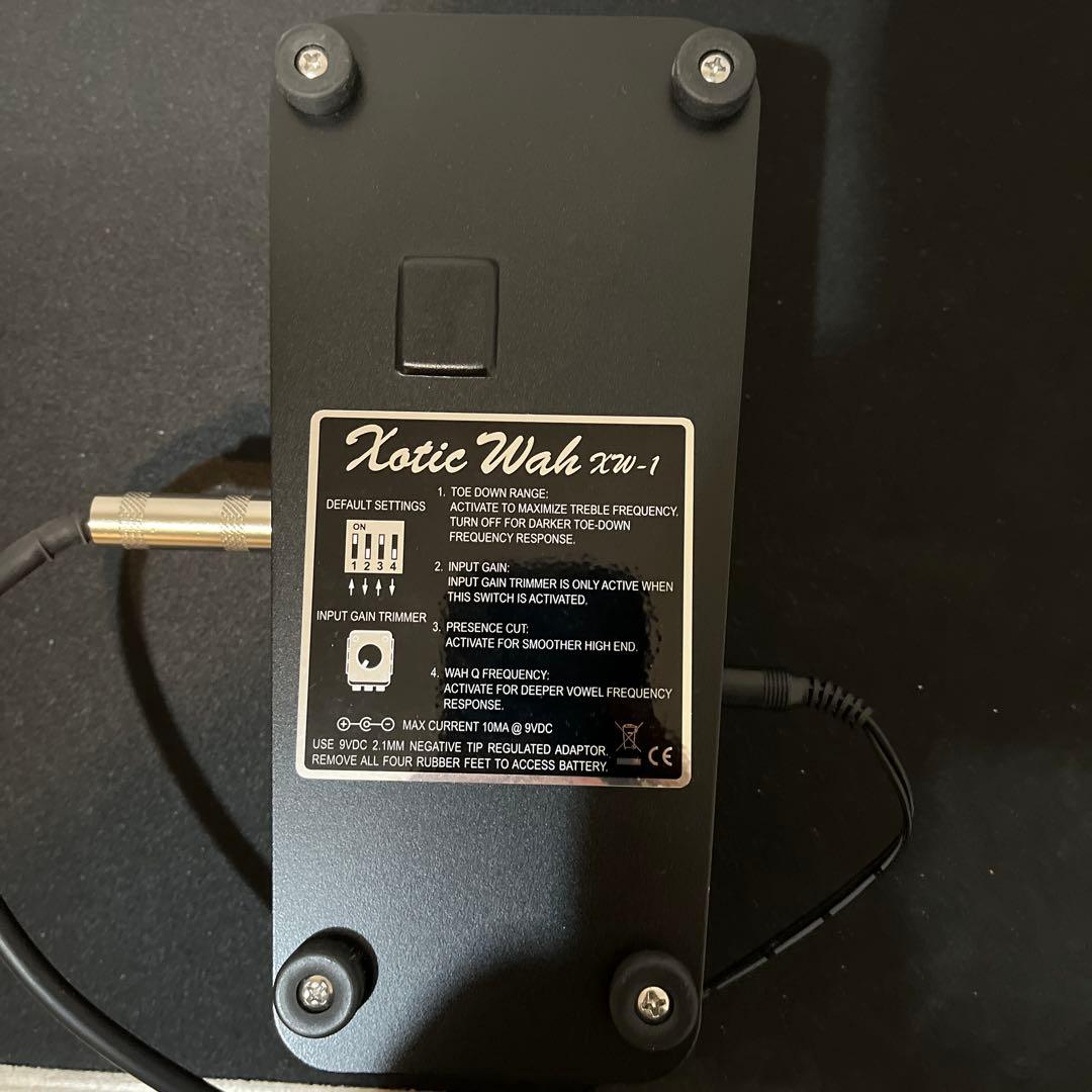し*い様 Xotic Effects ワウペダル ホワイト　アダプター付き