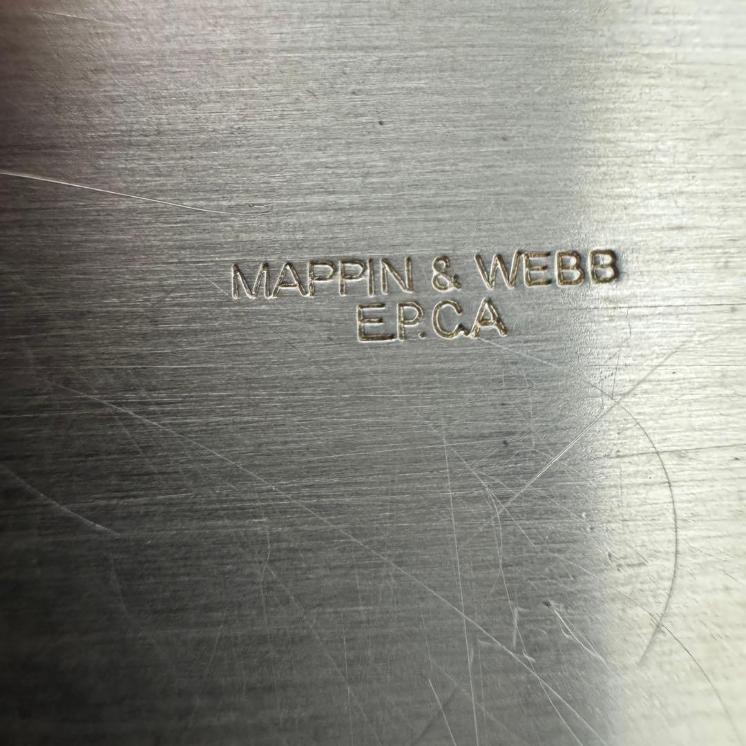 【希少】 Mappin & Webb マッピン＆ウェッブ バターディッシュ 美品