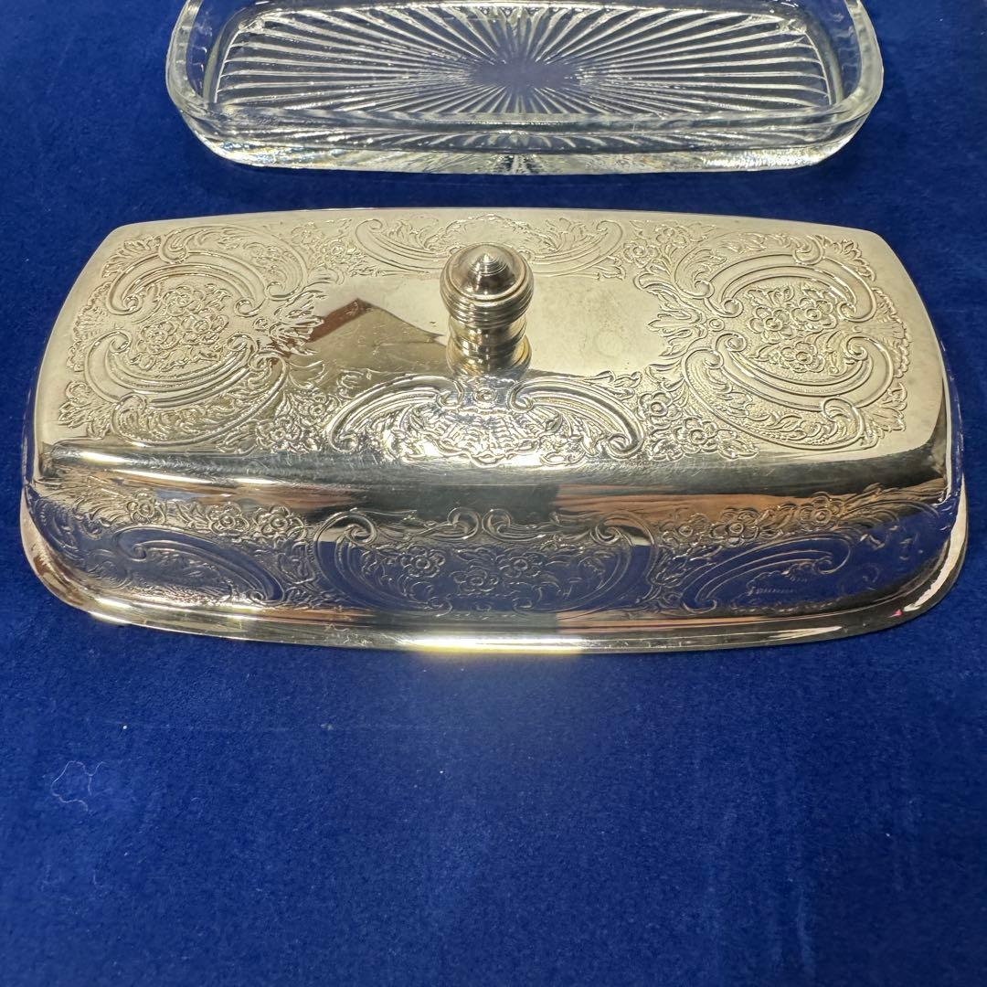 【希少】 Mappin & Webb マッピン＆ウェッブ バターディッシュ 美品