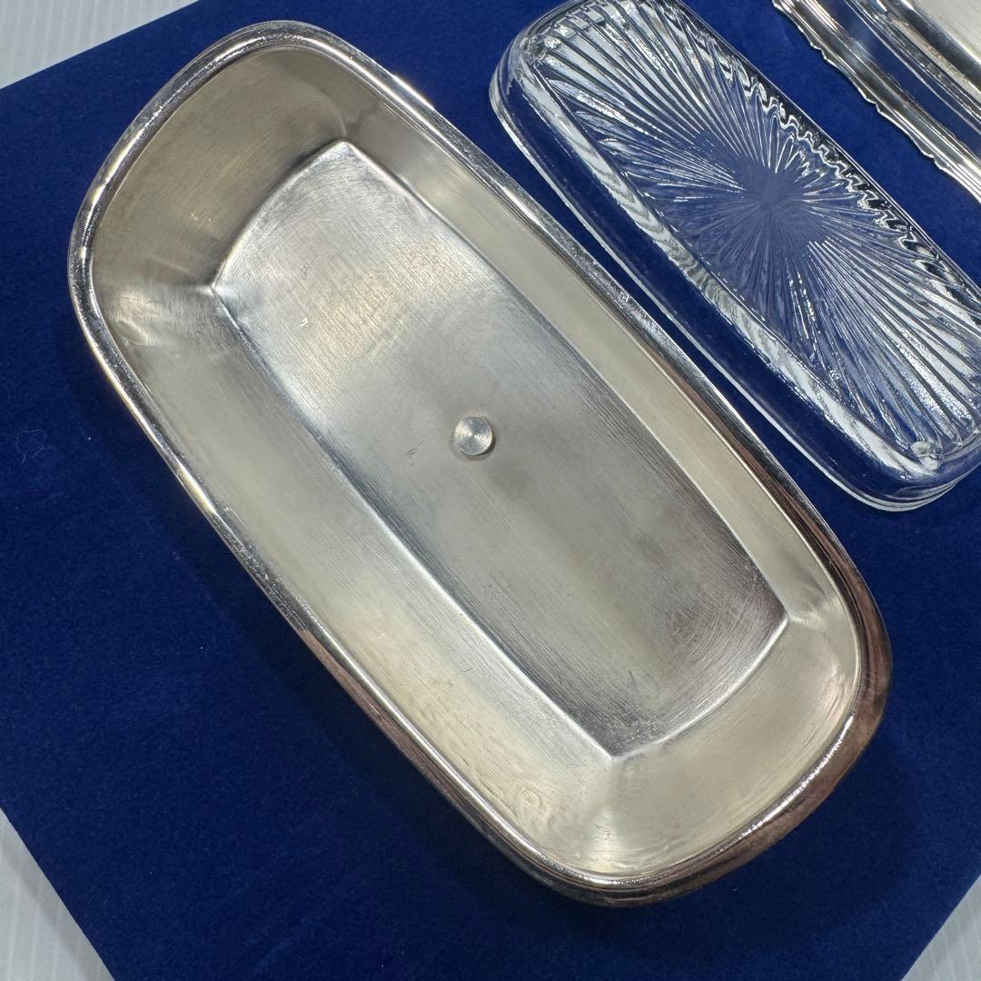 【希少】 Mappin & Webb マッピン＆ウェッブ バターディッシュ 美品