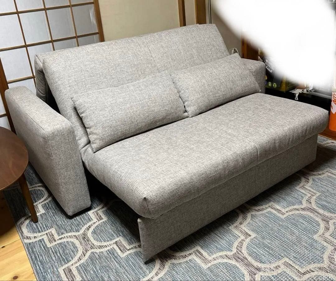 ソファベッド　ML セミダブル　大塚家具　グレー