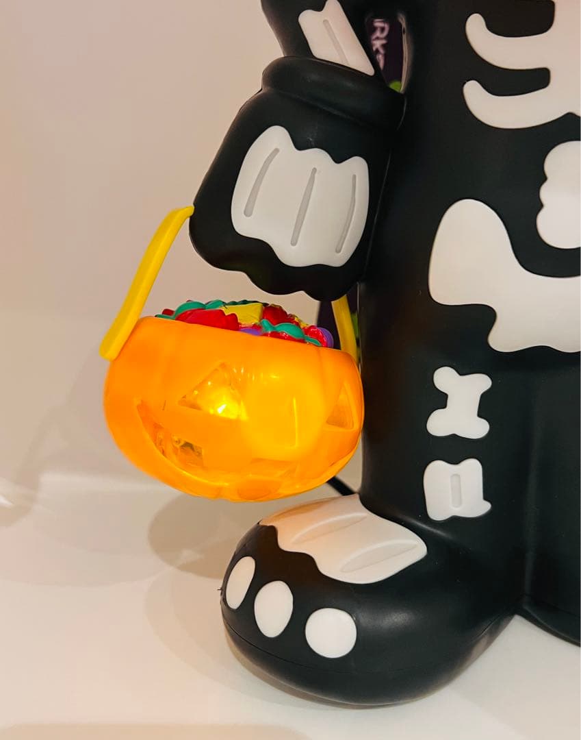 ディズニーランド　ポップコーンバケット　ミッキーマウス　スケルトン