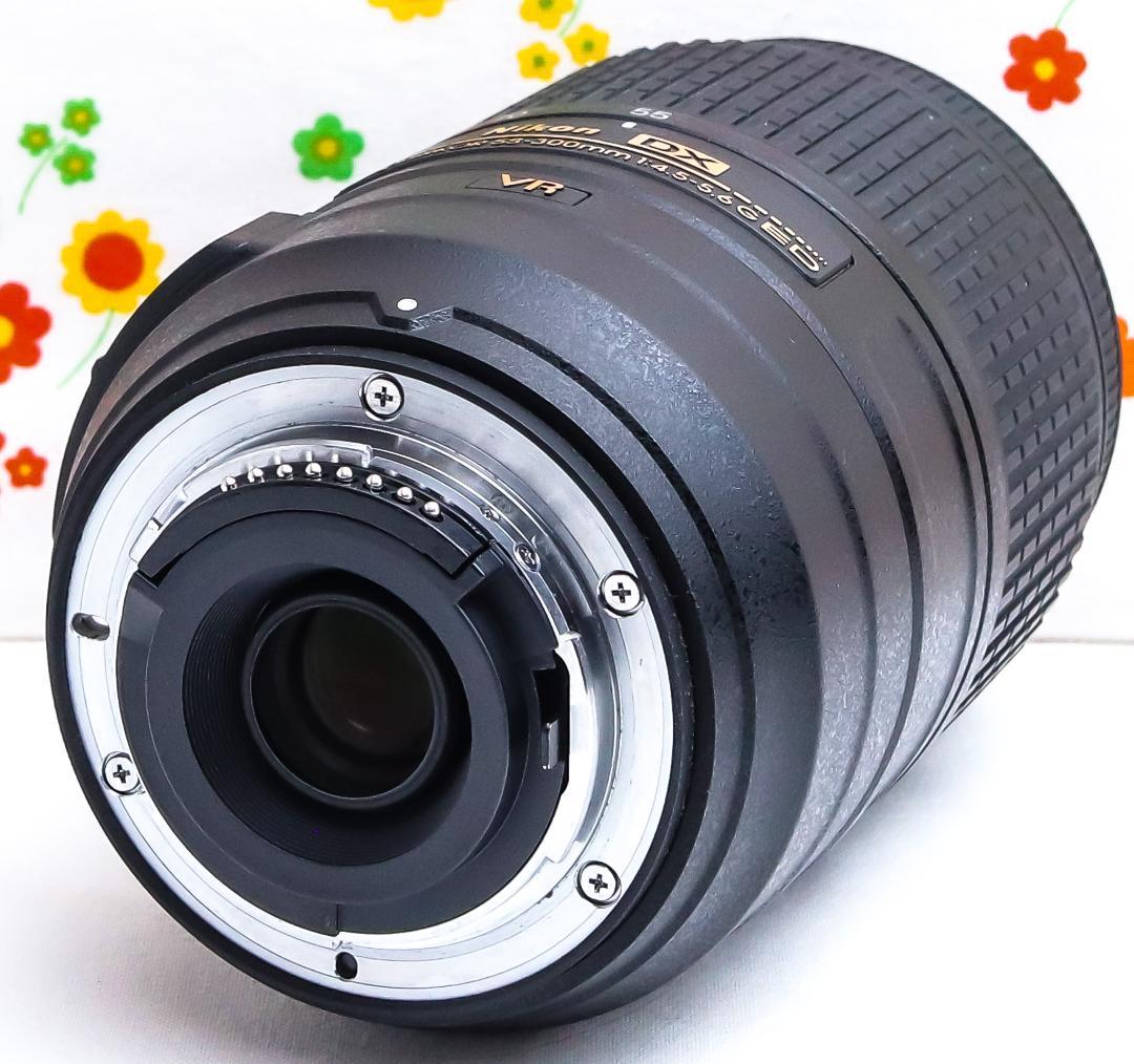 超望遠レンズ！☆Nikon AF-S 55-300mm☆ライトニングケーブル付