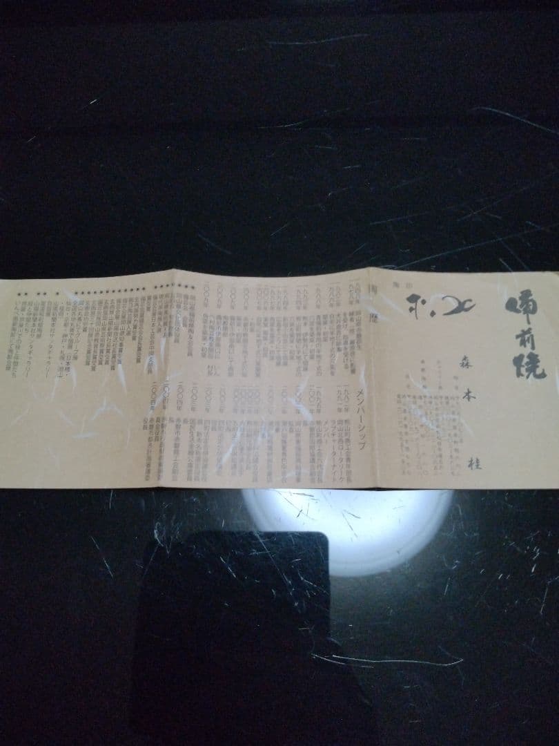 【備前焼 湯呑】焼酎カップにも／共箱付き／伝統工芸士 森本 桂／送料込み！