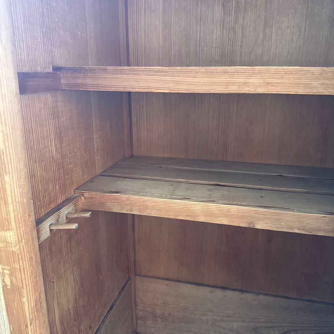 えっ！びっくり最終お値下げ！ヴィンテージ　置き水屋　茶道具入れ　杉無垢材