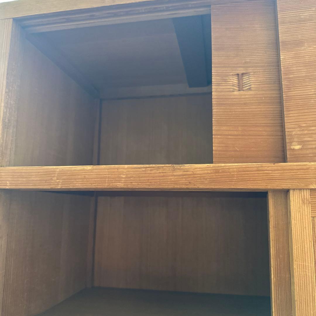 えっ！びっくり最終お値下げ！ヴィンテージ　置き水屋　茶道具入れ　杉無垢材