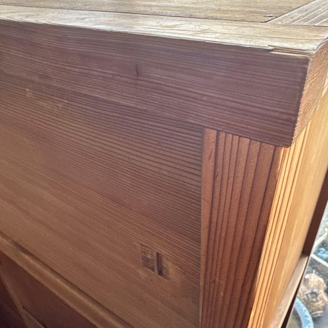 えっ！びっくり最終お値下げ！ヴィンテージ　置き水屋　茶道具入れ　杉無垢材