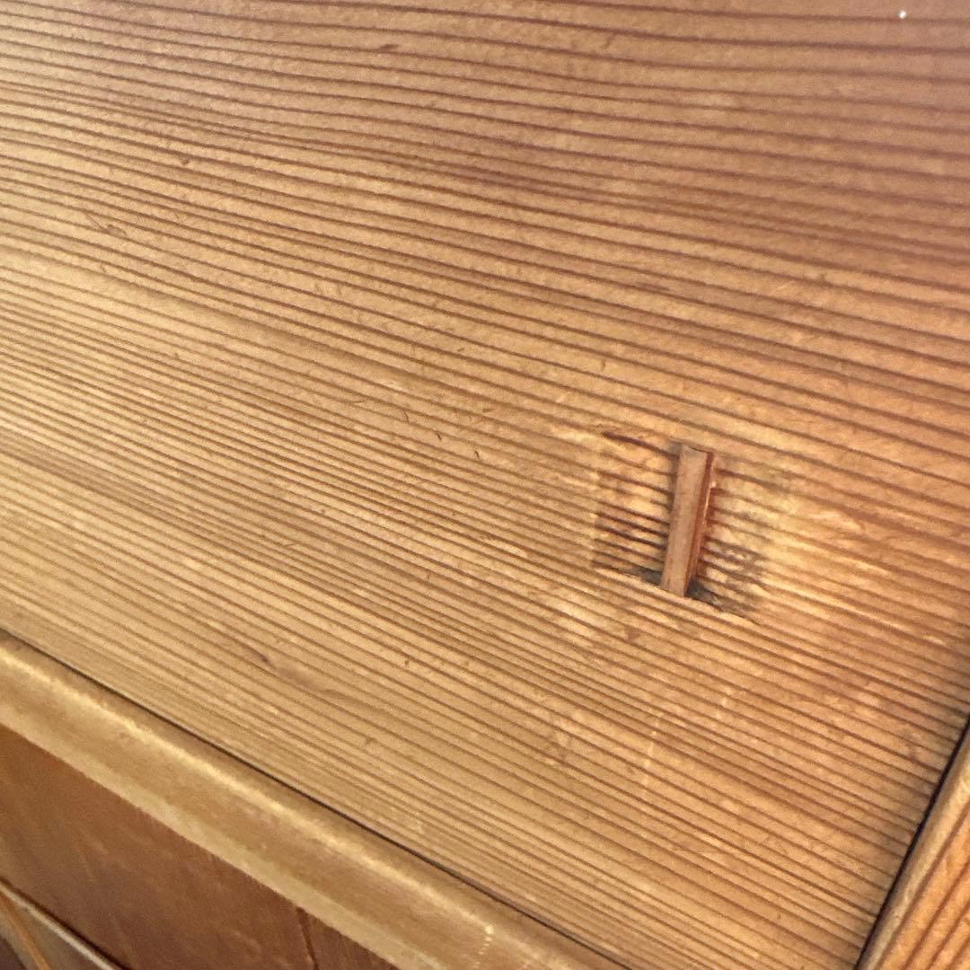 えっ！びっくり最終お値下げ！ヴィンテージ　置き水屋　茶道具入れ　杉無垢材
