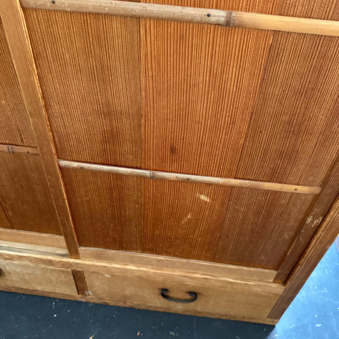 えっ！びっくり最終お値下げ！ヴィンテージ　置き水屋　茶道具入れ　杉無垢材