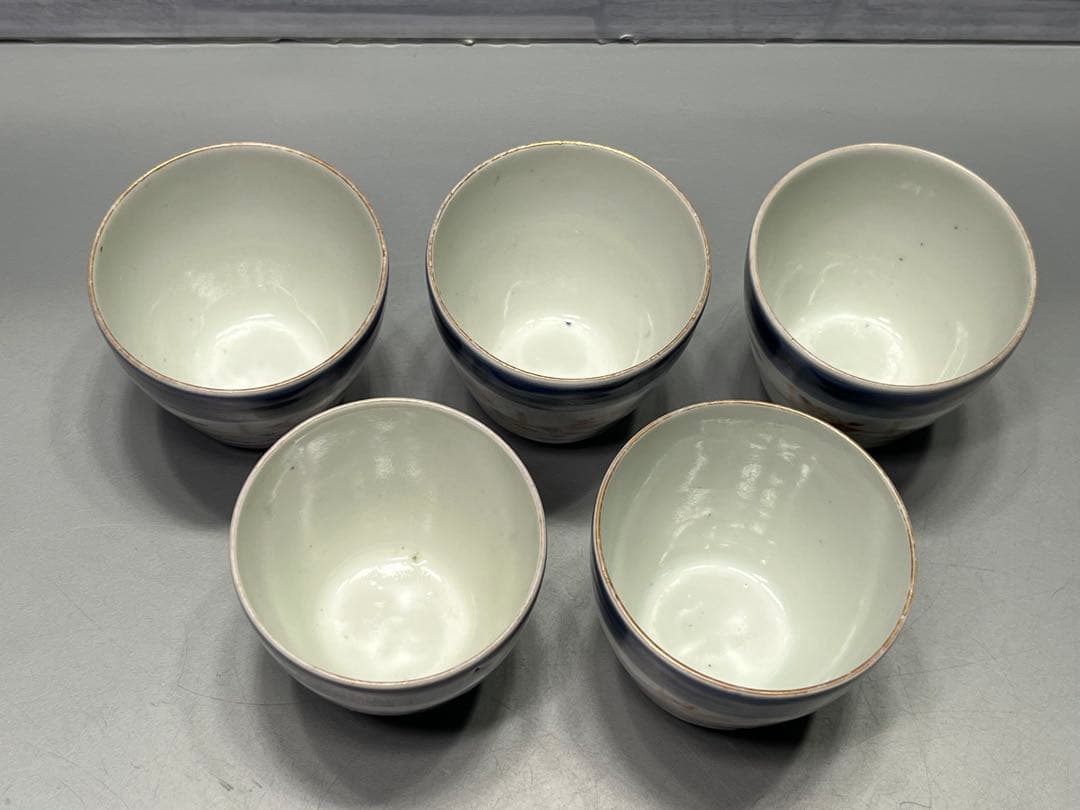 時代　柿右衛門様式　そば猪口　5客