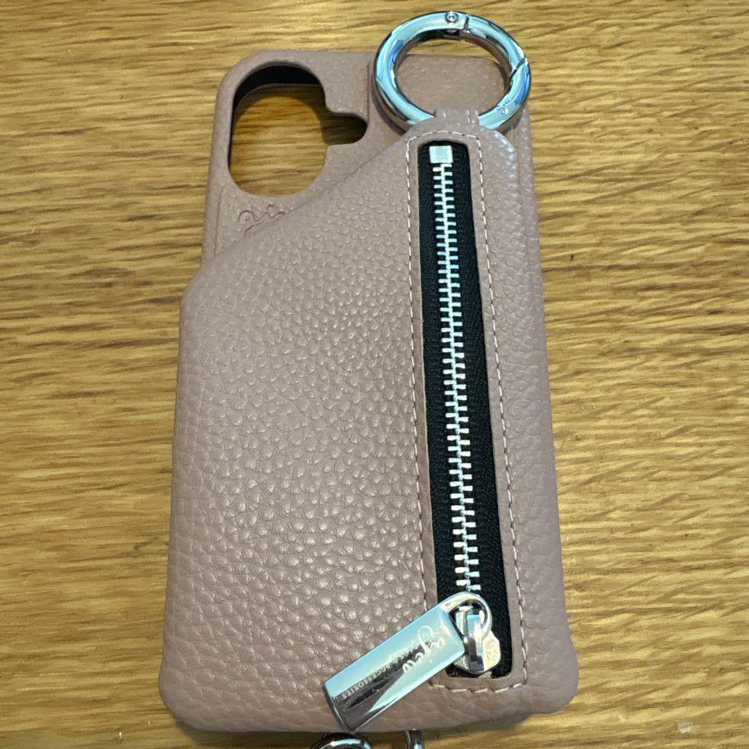 エジュー　ピンクベージュ　iPhone16対応