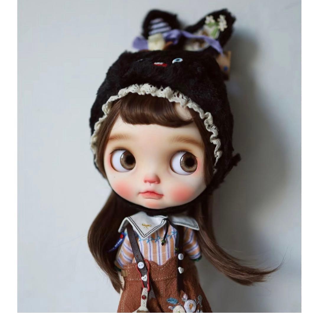 カスタムブライス かわいい 人形 作家様 幼い まんまる 小さなお目目 ドーナツ