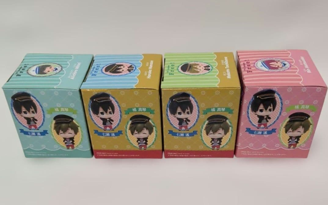 オマケ付き！アニメ free! フィギュア 2種 ディフォルメフィギュア 全4種