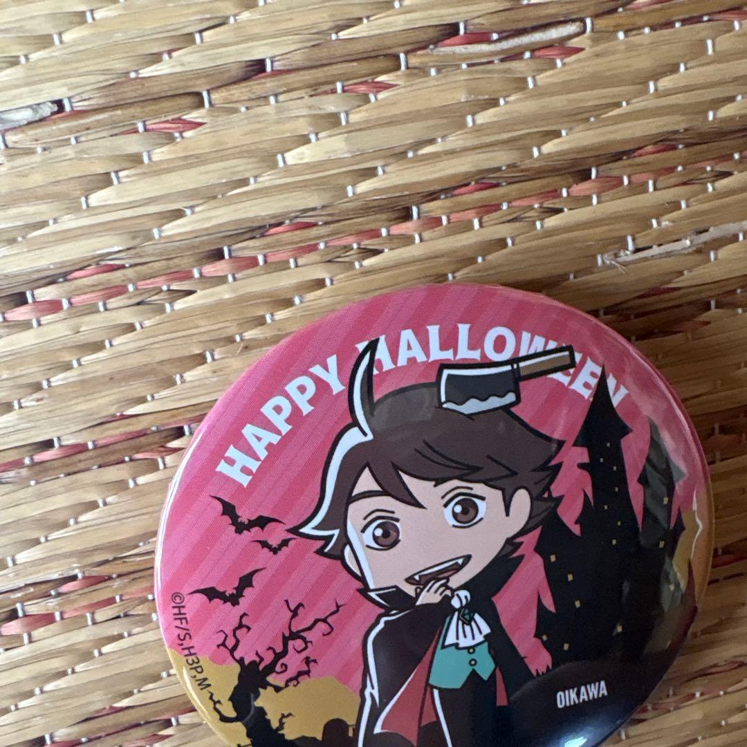 ハイキュー　ハロウィン　缶バッジ　及川