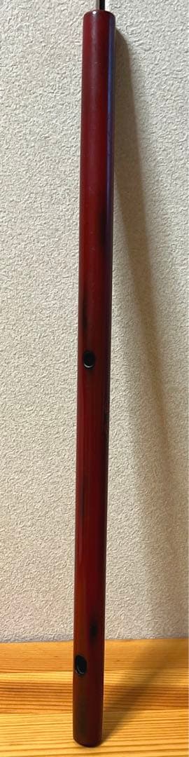 篠笛 蝴蝶 1.8尺 ロツレチ笛（楓 根来塗）