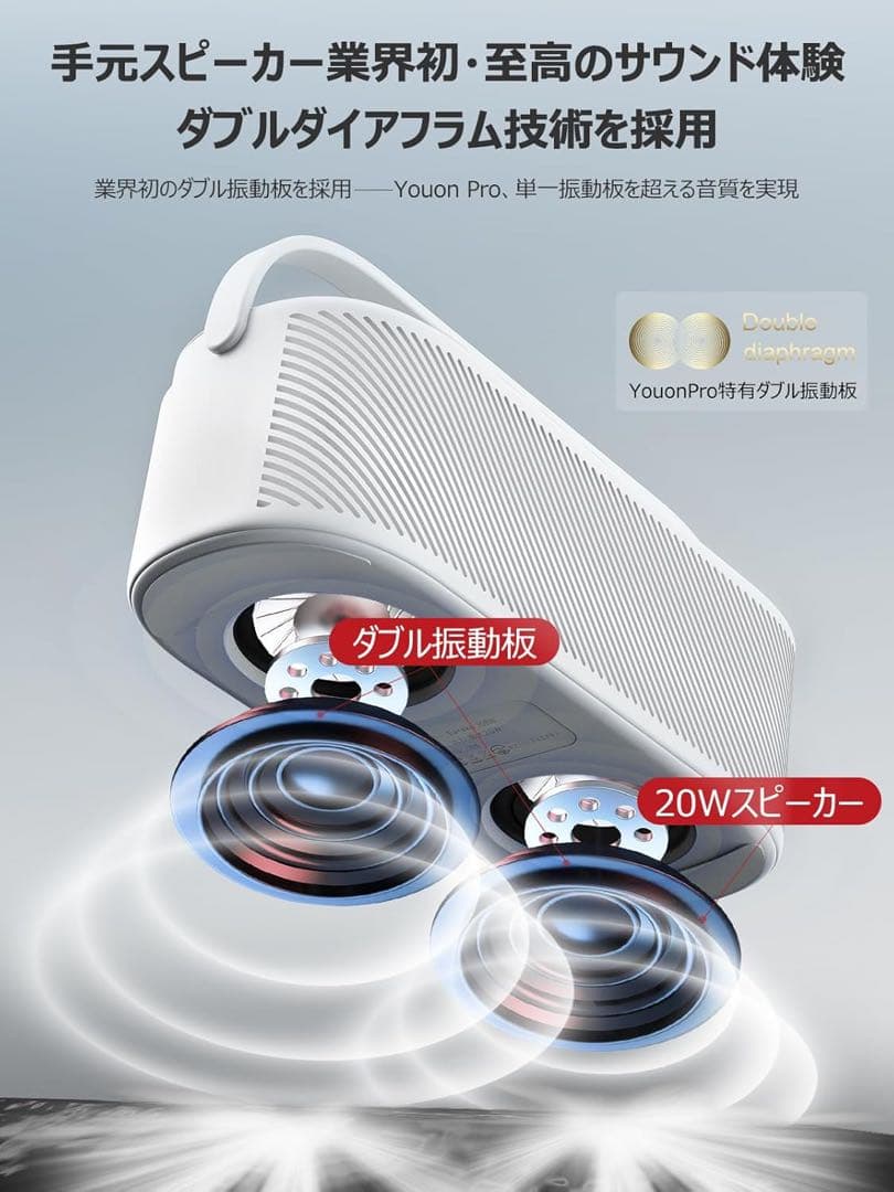 ✨さ新品✨業界初の破格20W究極音質・思いやり手元スピーカー 優音 ゼロ遅延