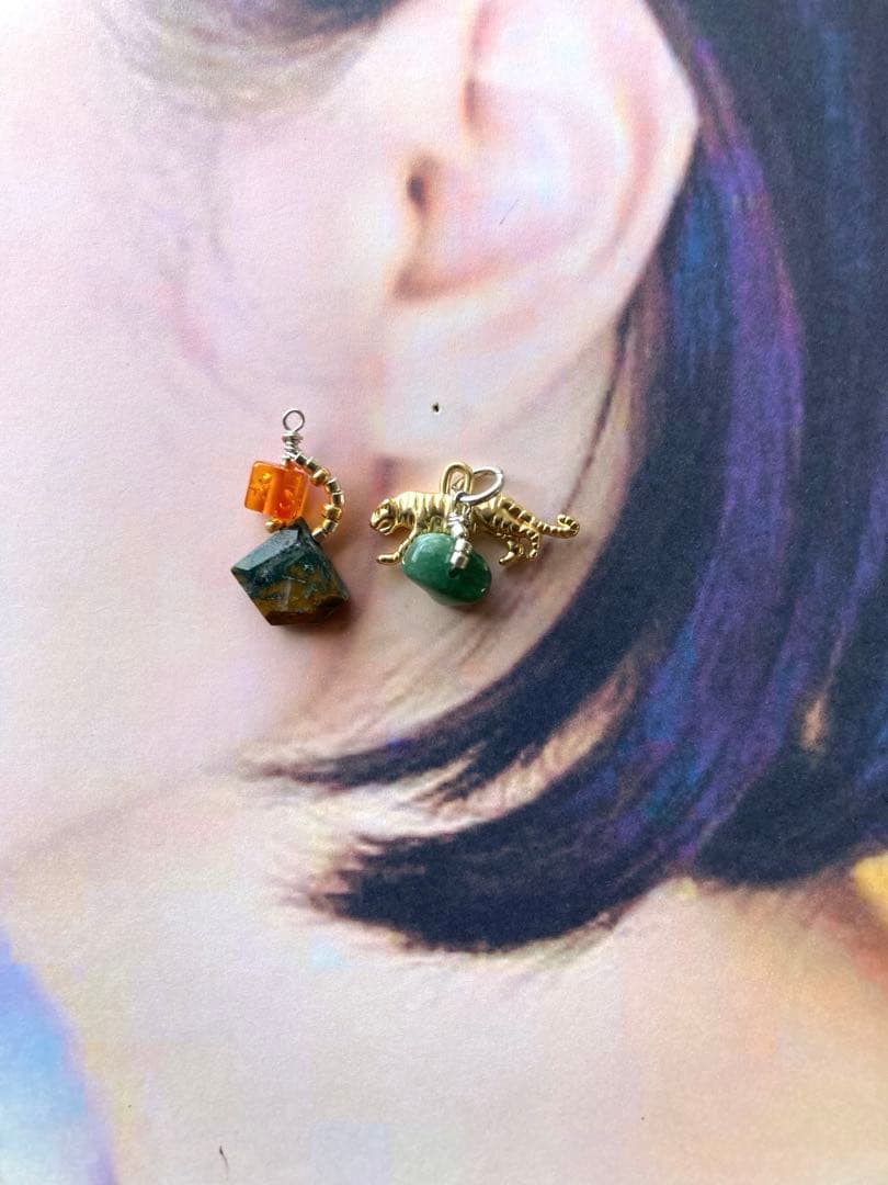 no.003 虎と琥珀と翡翠のtreasure box