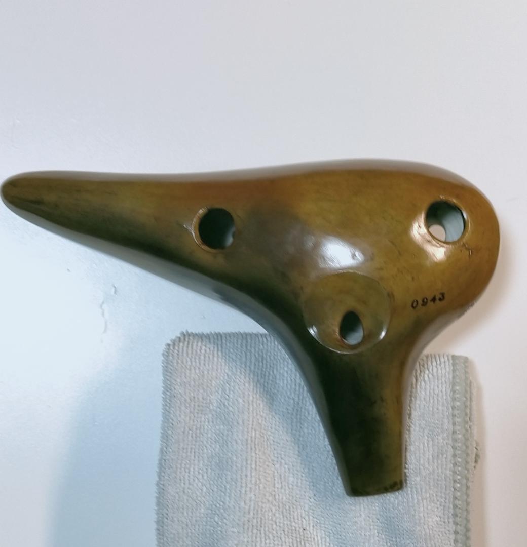 オカリナClaytone欄basic拭き漆AC