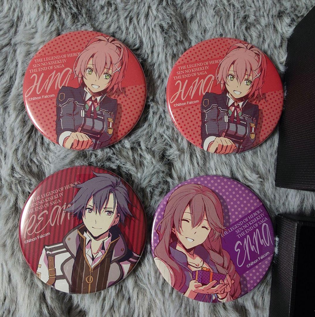 英雄伝説　碧の軌跡　ワジver.シルバーペンダント　缶バッジセット