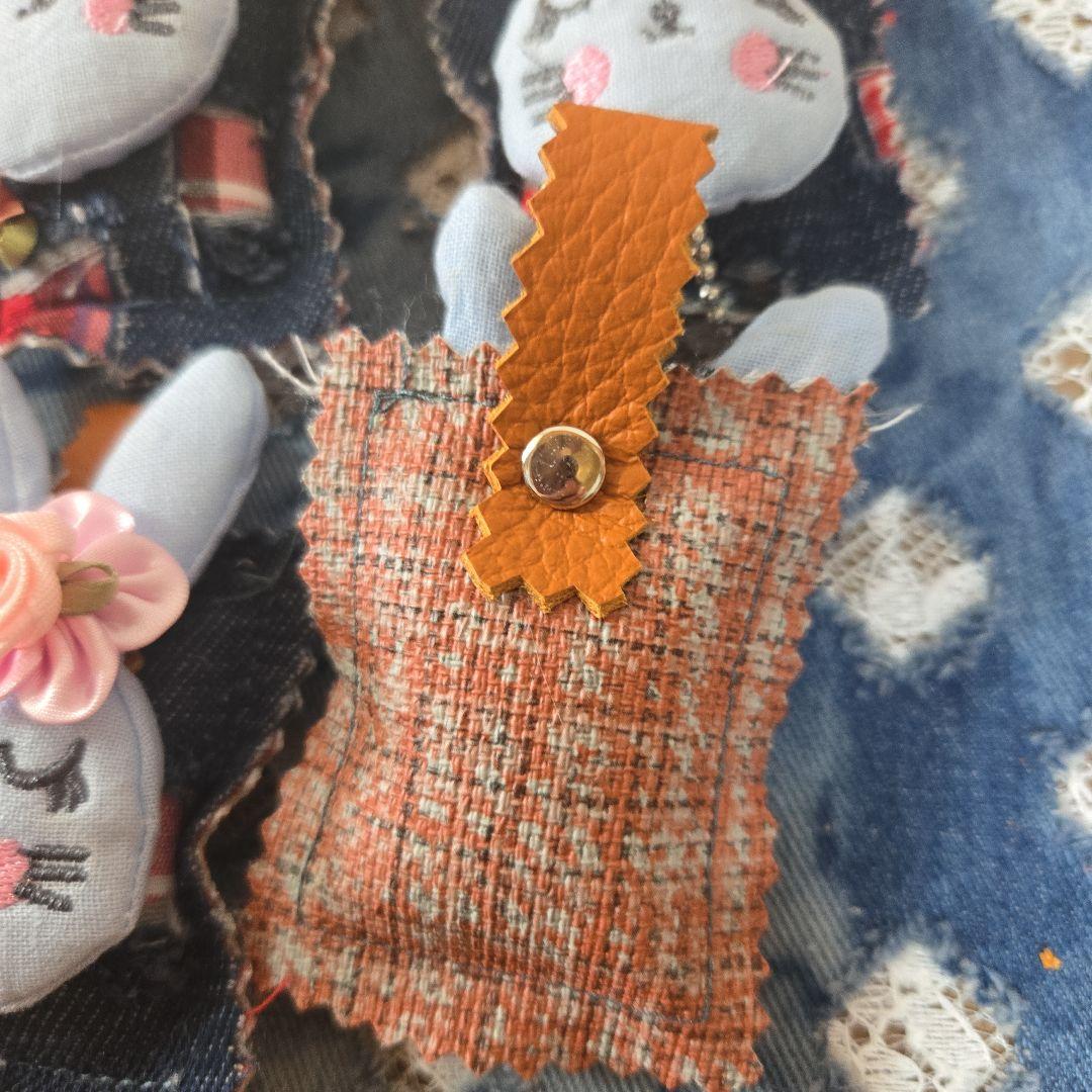 いちごパフェ☆様✨専用ハンドメイドぷっくりうさぎチェーンホルダー