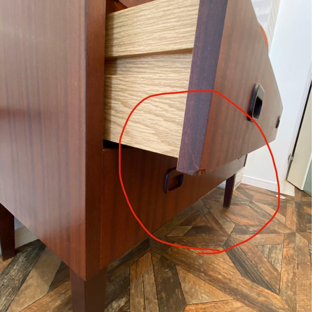 北欧家具 鍵付 スウェーデン ヴィンテージ バレル型 ライティングビューロー