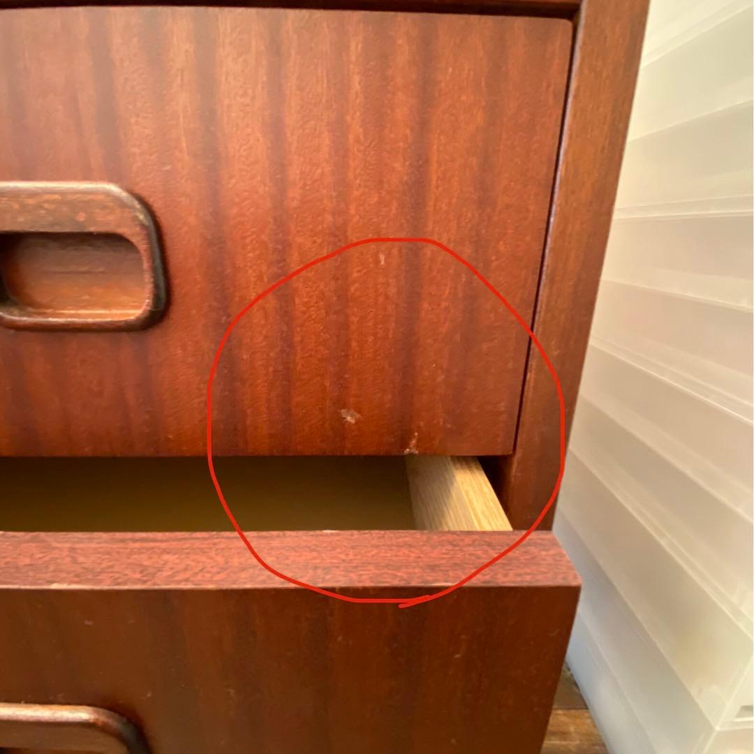 北欧家具 鍵付 スウェーデン ヴィンテージ バレル型 ライティングビューロー