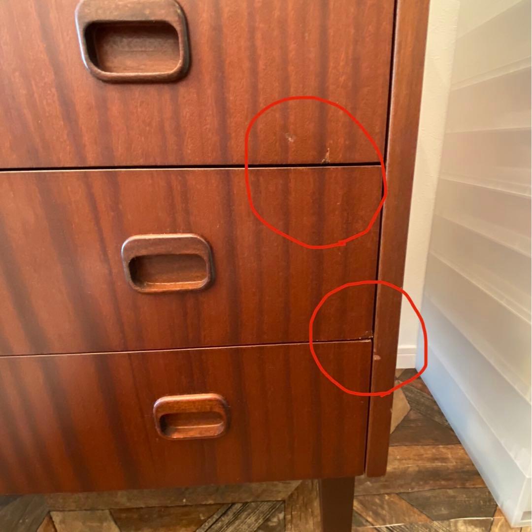 北欧家具 鍵付 スウェーデン ヴィンテージ バレル型 ライティングビューロー