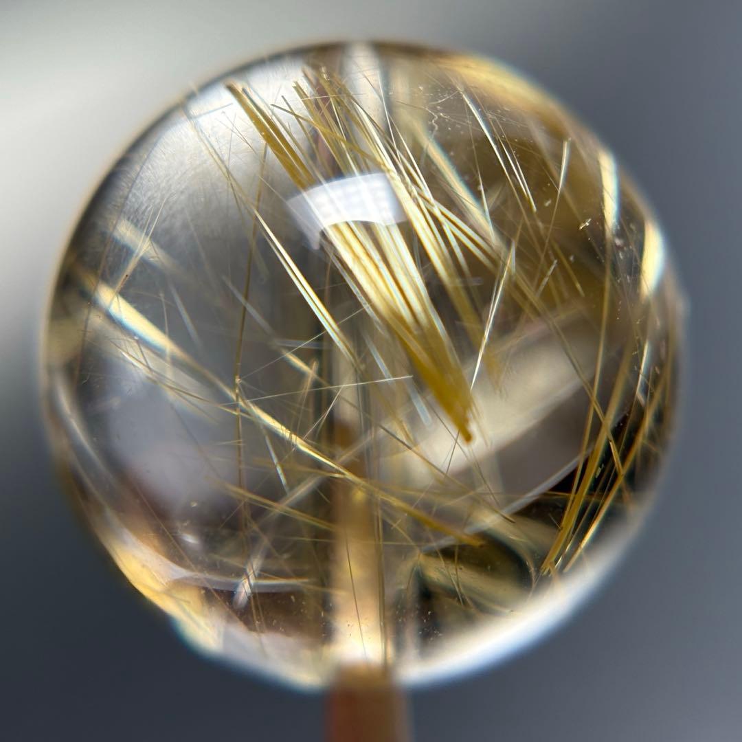 極上 ゴールドルチルクォーツ Ｋ898