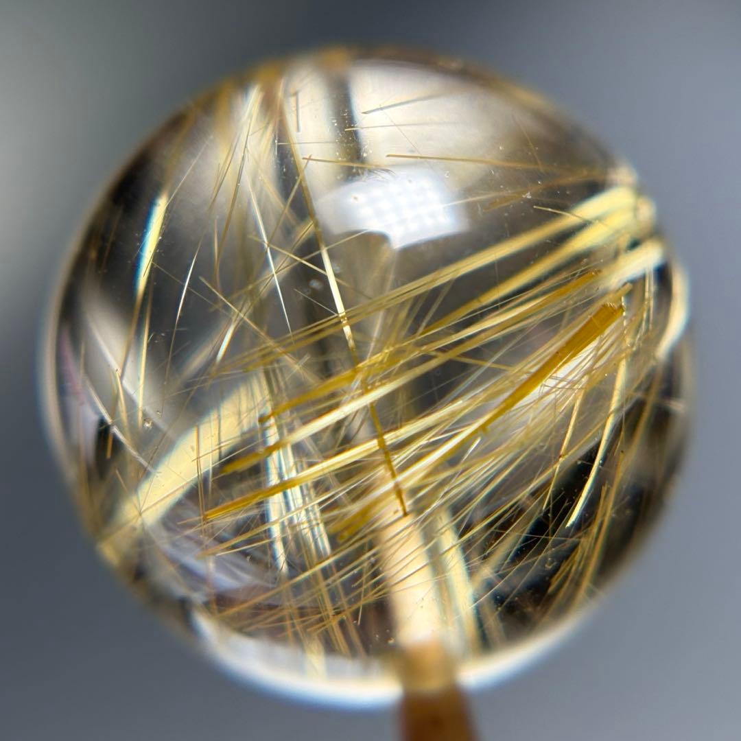 極上 ゴールドルチルクォーツ Ｋ898