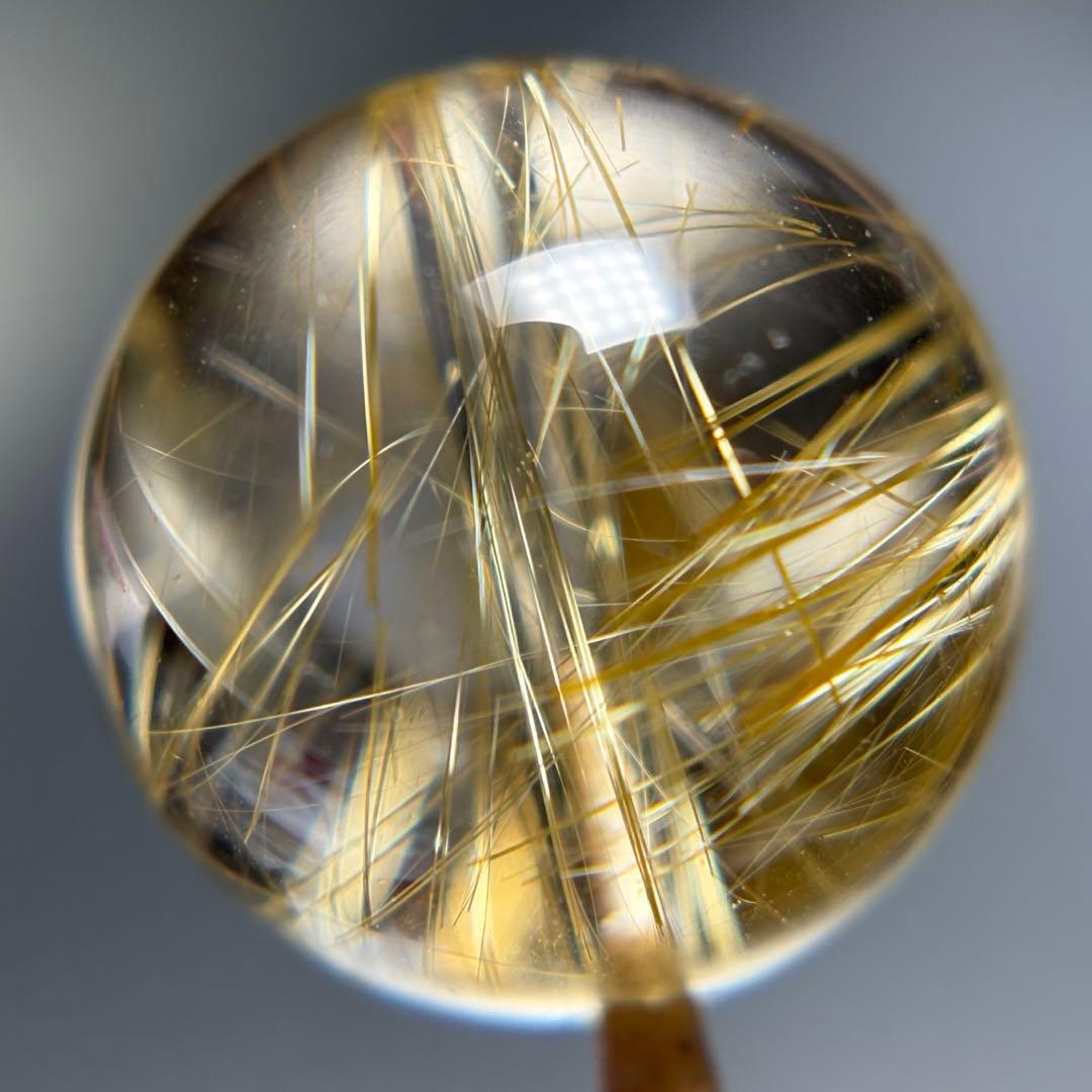 極上 ゴールドルチルクォーツ Ｋ898