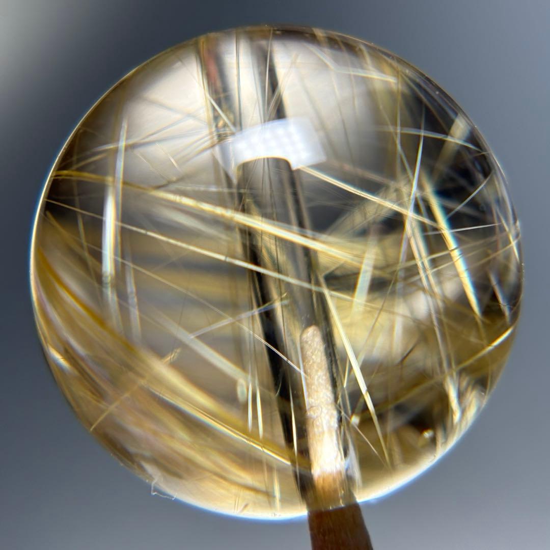 極上 ゴールドルチルクォーツ Ｋ898