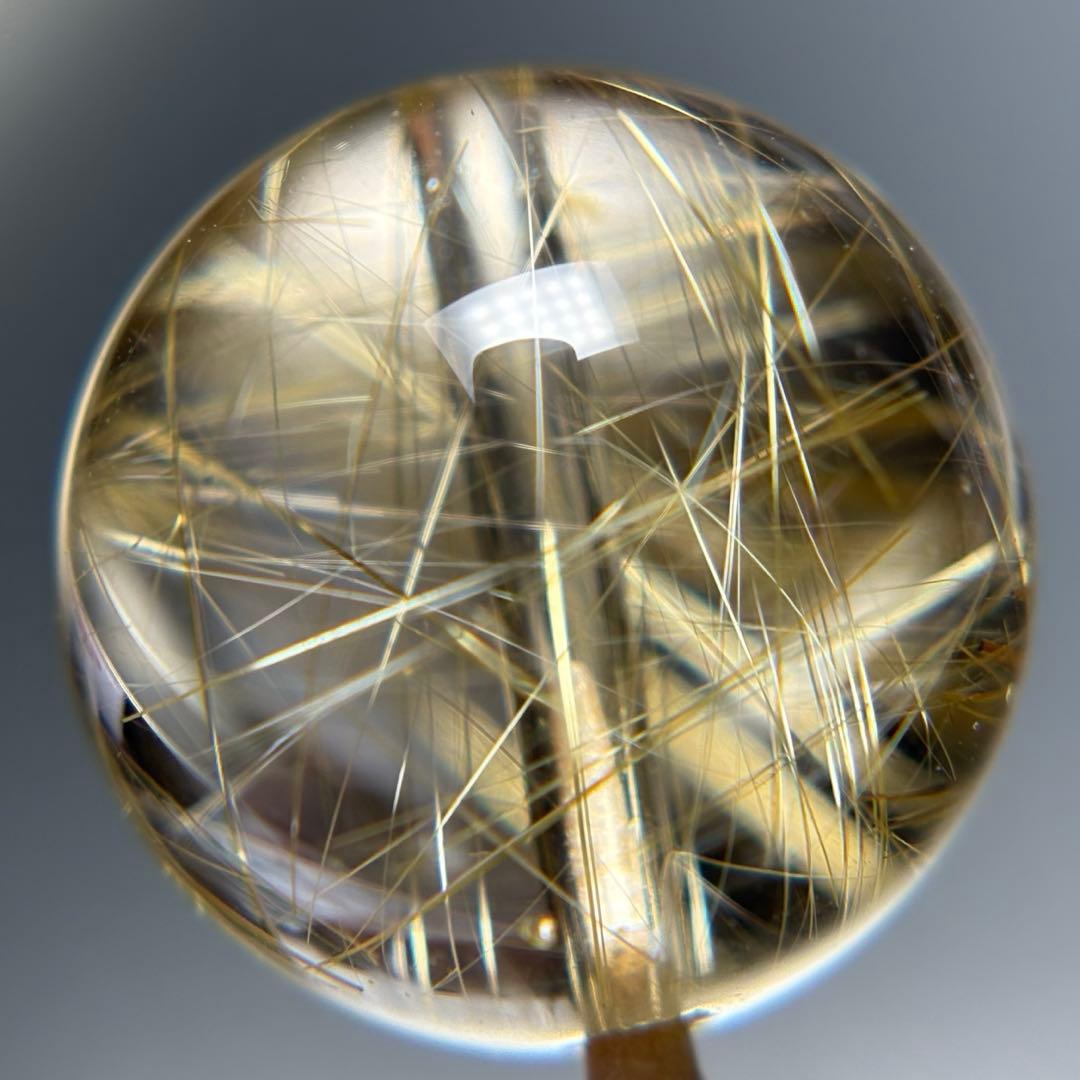 極上 ゴールドルチルクォーツ Ｋ898