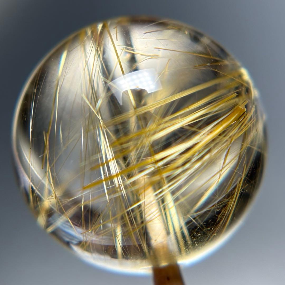 極上 ゴールドルチルクォーツ Ｋ898