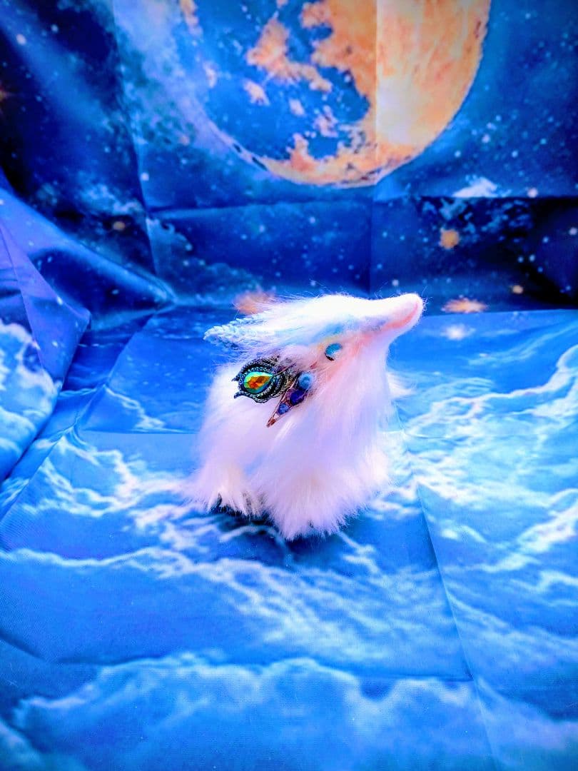 小さめな精龍　アートドール ドラゴン 幻獣 ハンドメイドぬいぐるみ Dragon