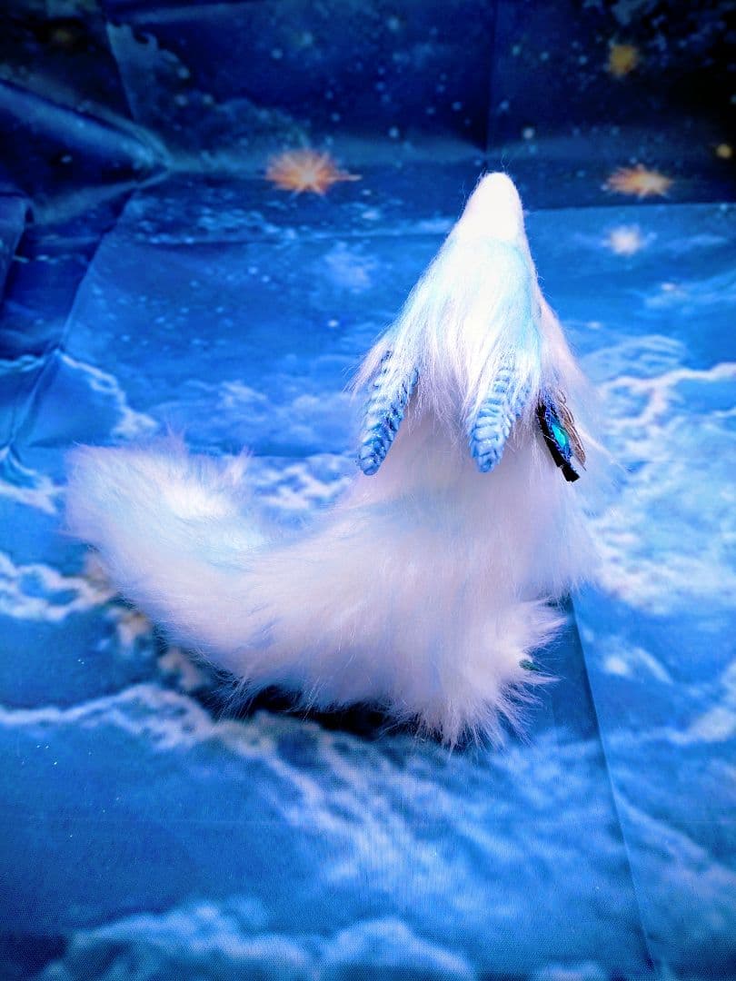 小さめな精龍　アートドール ドラゴン 幻獣 ハンドメイドぬいぐるみ Dragon