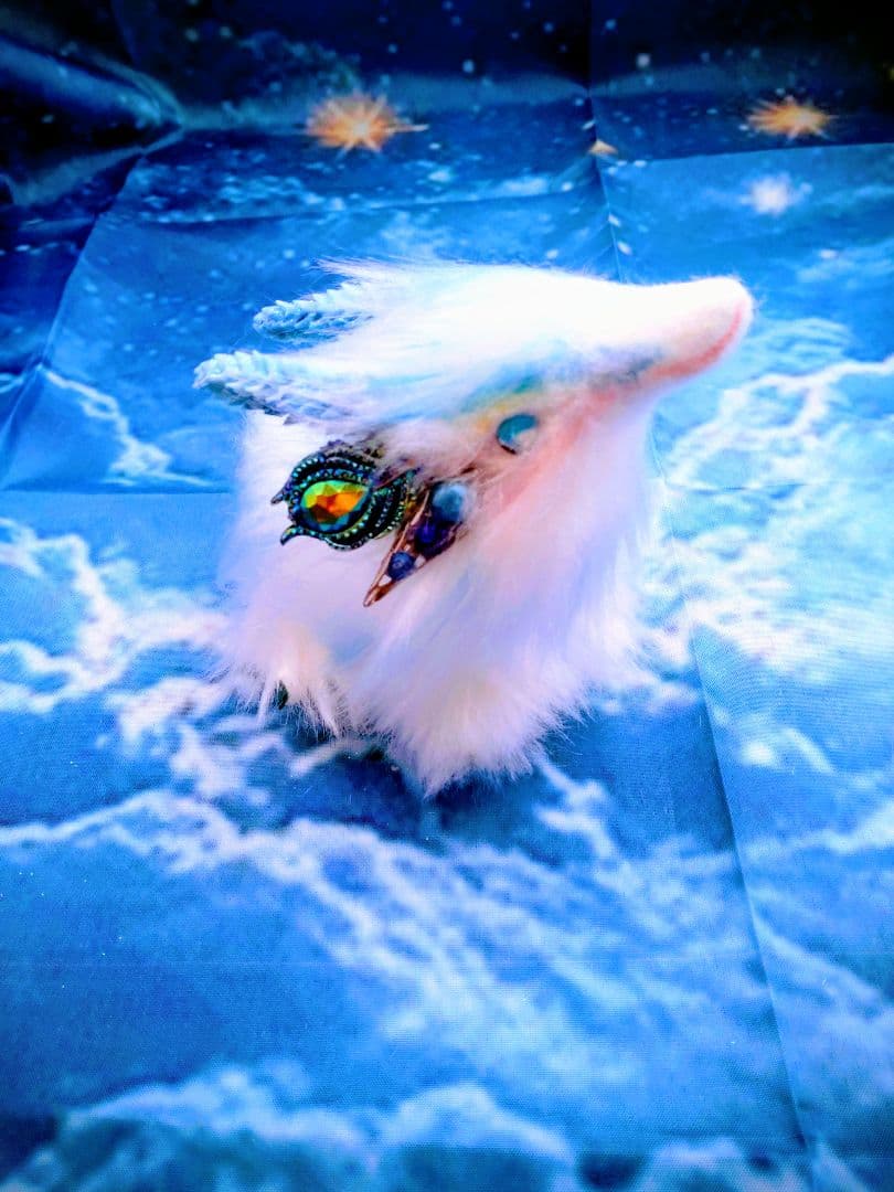 小さめな精龍　アートドール ドラゴン 幻獣 ハンドメイドぬいぐるみ Dragon