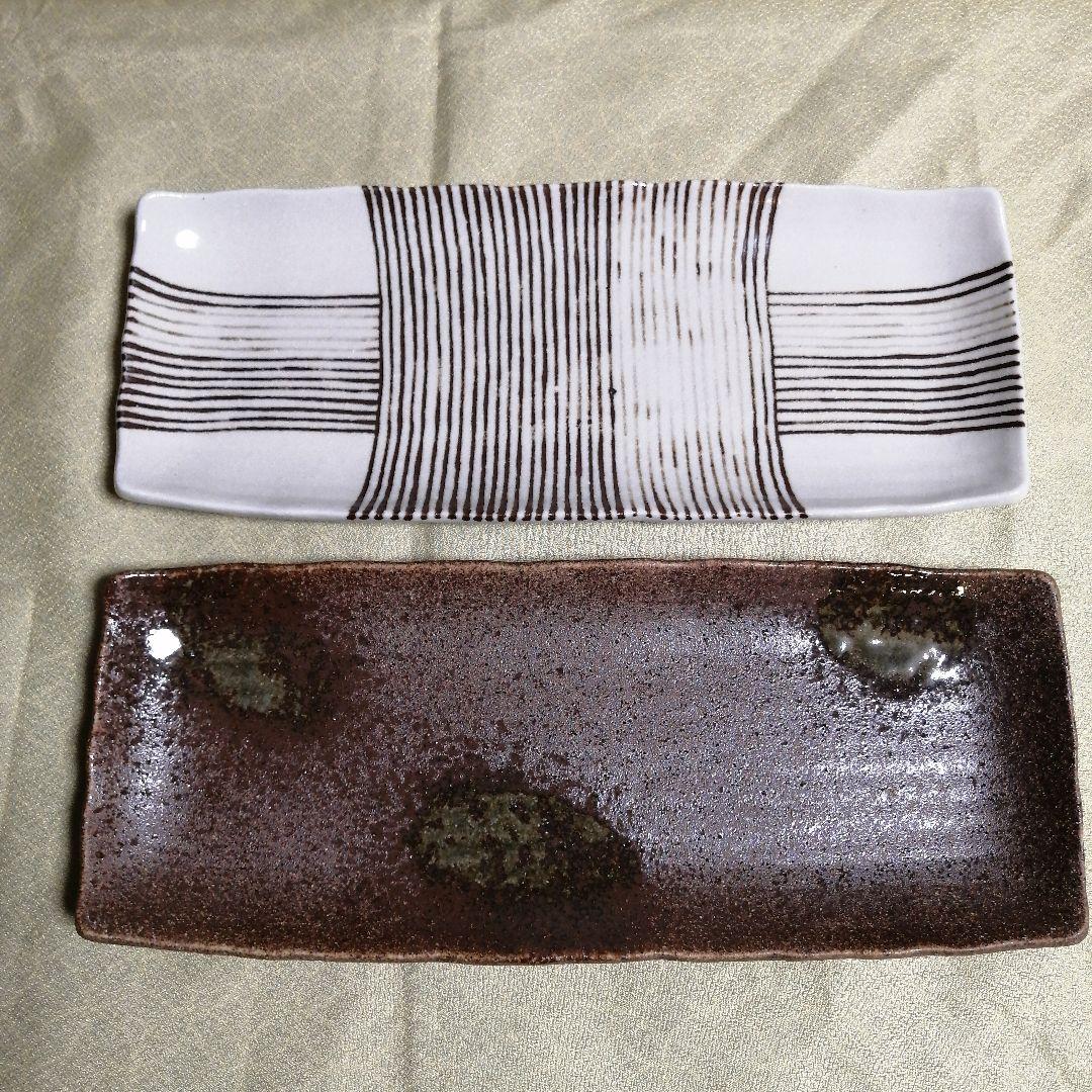 美濃焼 和風柄 長角皿 5枚セット