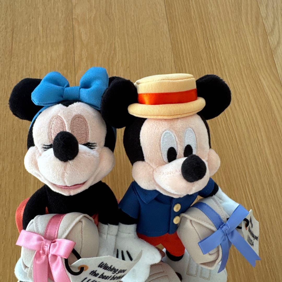 ミッキー・ミニー 誕生日ぬいぐるみバッジセット2024