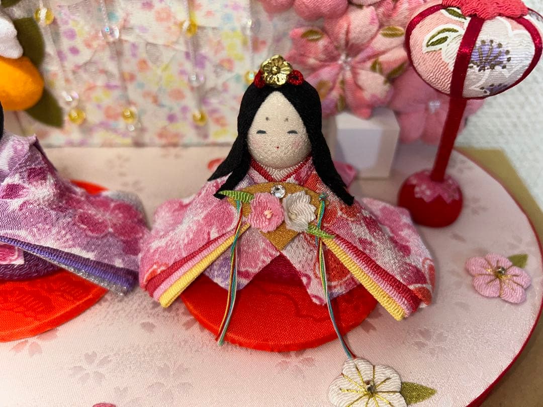 雛人形セット ちりめん