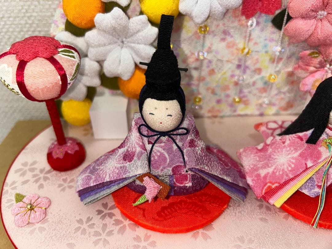 雛人形セット ちりめん