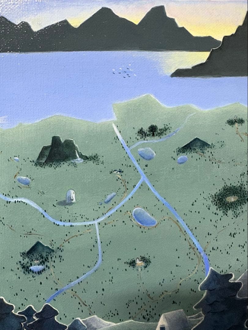 アクリル画　F3